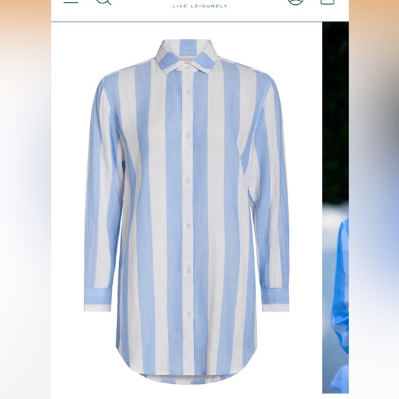 Sitano Striped Coverup - Picture 3 of 6